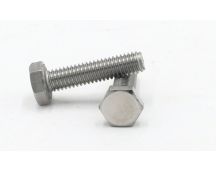 6 x 25 mm stainless steel polished 304 bolt