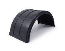 KENWORTH SPRAYSAFE Drive/Trailer mudguard polyethylene black. Part No K127-1116-04A