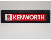 KENWORTH Mudflap PVC Black with BUG logo and "KENWORTH" name 61CM X 15CM
