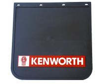 KENWORTH Mudflap black pvc with BUG logo and "KENWORTH" name 61cm x 33cm