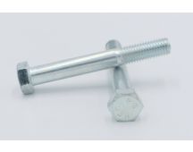 Zinc plated 12 x 60 mm hex bolt