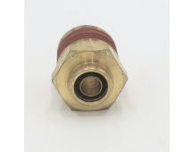 Brass pneumatic connector male abk 12 mm -1/4 nptf