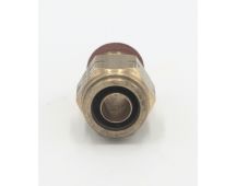 Brass pneumatic 12mm tube x 3/8 bspt