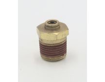 Brass pneumatic connector male abk 6 mm - 1/2 nptf