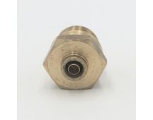 Brass pneumatic connector male abk 8 mm - 22 mm