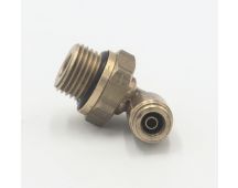 Brass pneumatic male swivel 90 deg elbow abk 6 mm - 22 mm