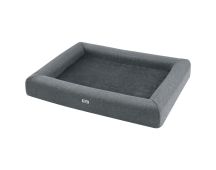 i.Pet Pet Bed Dog Cat Large Calming Soft Sofa Cushion Egg Crate Washable Grey