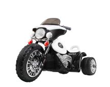 Rigo Kids Electric Ride On Patrol Police Car Harley-Inspired 6V Black