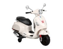 Kids Electric Ride On Car Motorcycle Motorbike Vespa Licensed GTS White