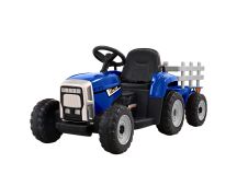 Rigo Kids Electric Ride On Car Tractor Toy Cars 12V Blue