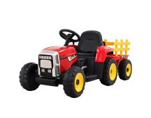 Rigo Kids Electric Ride On Car Tractor Toy Cars 12V Red