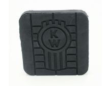 GENUINE KENWORTH Clutch pedal rubber pad with logo. SQUARE NOT TAPERED. Part No S63-1028