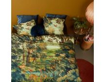 Idyllic At Home Cotton Green Quilt Cover Sets by Bedding House King