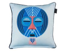 Mascarade Blue Cushion by Bedding House