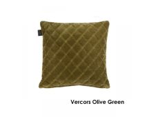 Vercors Cotton Olive Green Cushion by Bedding House