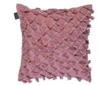 Dondi Filled Cotton Pink Cushion by Bedding House