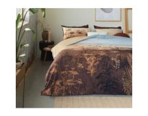 Brown Cotton Sateen Brown Quilt Cover Sets by Bedding House Queen