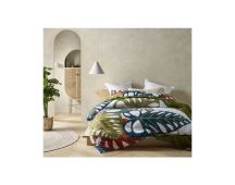 Monstera Digital Printed Cotton Quilt Cover Set by Accessorize King