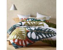 Monstera Digital Printed 3 Piece Comforter Set by Accessorize Queen