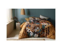 Markle Washed Cotton Printed Quilt Cover Set by Accessorize Queen