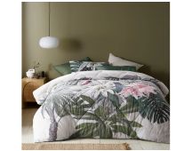 Curiosity Washed Cotton Printed 3 Piece Comforter Set by Accessorize Queen