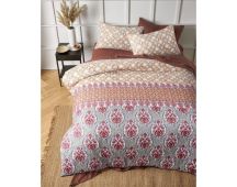 Pippa Printed Microfibre Quilt Cover Set by The Big Sleep Queen