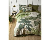 Monkey Palms Printed Quilt Cover Set by Accessorize King