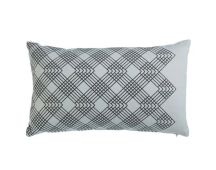 Valence Cotton Grey Cushion by Bedding House