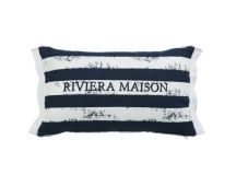 Brave Stripe Dark Blue Cushion by Bedding House