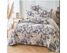 Forest Dreams 100% Cotton Quilted 3 pcs Bedspread Coverlet Set King