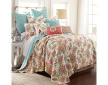 Sophia 100% Cotton Quilted 3 pcs Bedspread Coverlet Set King