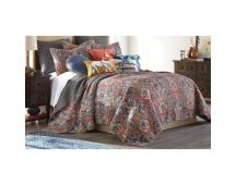 Wentworth 100% Cotton Quilted 2 pcs Bedspread Coverlet Set King Single