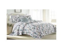 Bellamy 100% Cotton Quilted 3 pcs Bedspread Coverlet Set Super King