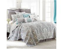 Mayfair 100% Cotton Quilted 2 pcs Bedspread Coverlet Set King Single