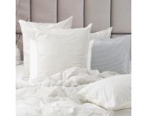 Portifino Yarn Dyed Vintage Washed Cotton Moon Mist European Pillowcase by Renee Taylor