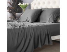 Bamboo Cotton 500 TC Charcoal Sheet Set by Park Avenue Split King