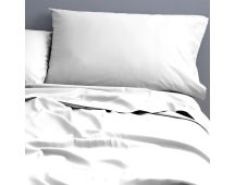 Natural Cotton 500 Thread Count White Sheet Set by Park Avenue Double