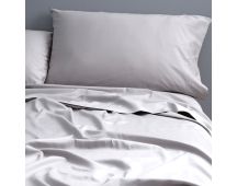 Natural Cotton 500 Thread Count Silver Sheet Set by Park Avenue Double