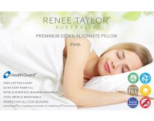 Australian Made Down Alternate Standard Pillow by Renee Taylor Firm