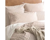 Alison Yarn Dyed Cotton Reversible Clay Quilted Coverlet Set by Renee Taylor Queen/King