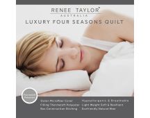 400 GSM Luxury All Season Thermaloft Microfiber Quilt by Renee Taylor Single