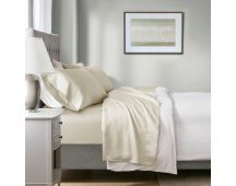 700 TC Tencel Lyocell Fibre & Cotton Ivory Deep King Sheet Set by Renee Taylor