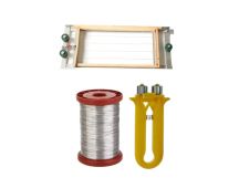 Beehive Frame Wire Cable Tensioner Crimper + 500gm Stainless Steel Frame Wire and Wiring Jig