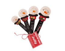 Bread and Butter Snowman Spoons 4 Pack