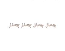 Bread and Butter Napkin Rings - Merry - 4 Pack