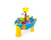 Pirate Ship Modelled, Sand and Water Table with 24 Accessories