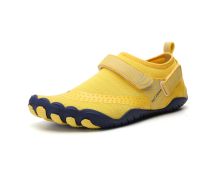 Women Water Shoes Barefoot Quick Dry Aqua Sports Shoes - YellowSize EU36 = US3.5