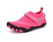 Kids Water Shoes Barefoot Quick Dry Aqua Sports Shoes Boys Girls - Pink Size Bigkid US4 = EU36