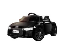 LICENSED AUDI R8 Kids Ride On Car Toy Spyder Electric Remote Control Black 12V