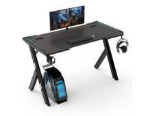 EKKIO RGB Gaming Desk Y Shape Black 100cm